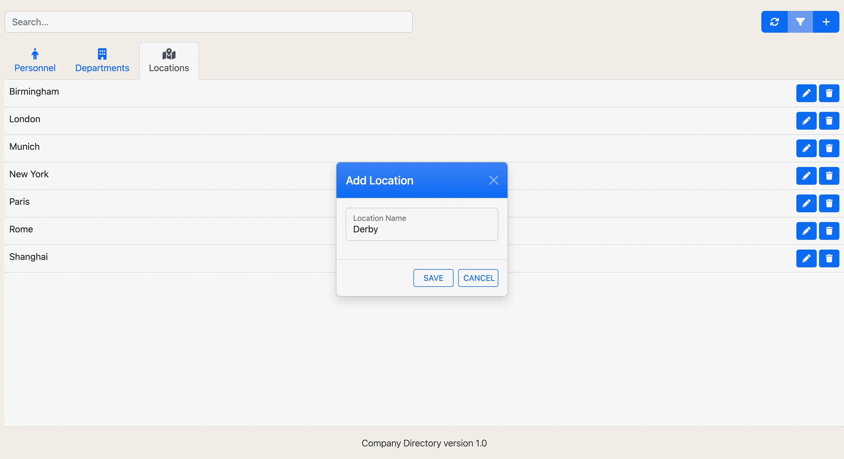 Company Directory Screenshot 9